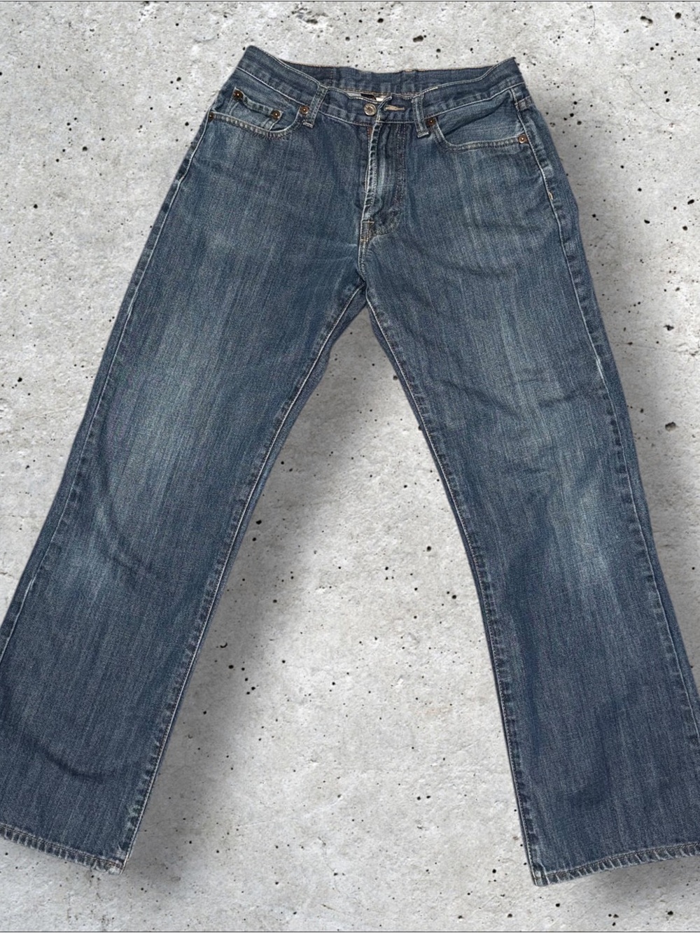 Y2K Lucky Brand Dark Blue Bootcut Jeans
